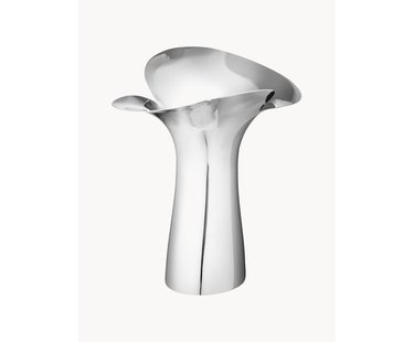 Vaas Bloom Botanica van edelstaal, H 33 cm