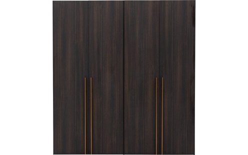 Goossens Kledingkast Ambra, Kledingkast 203 cm breed, 220 cm hoog, 4x draaideur