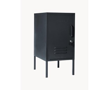 Metalen nachtkastje The Shorty, met opening aan de linker- of rechterkant