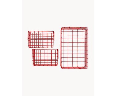 Metalen opbergmanden The Baskets, set van 3