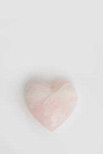 Roze marmeren presse-papier hart small