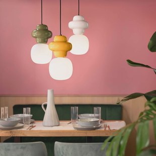 Ferroluce Copacabana hanglamp, saliegroen