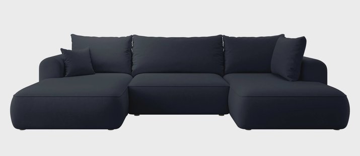 U-bank Philipa rechts velvet met slaapfunctie | Selsey Design