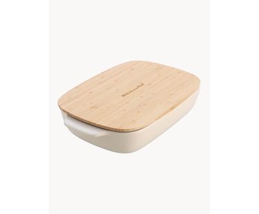 Ovenschaal Spatia met bamboe deksel