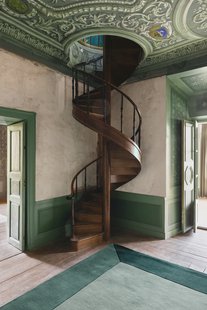 Layered - Vloerkleed Teklan Box Wool Rug Greens -