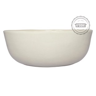 Gresnovo - saladeschaal Organica Blanc Banquise - handgemaakt in Portugal - 30 cm