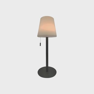 Lindby LED oplaadbare lamp Azalea zwart aluminium CCT in hoogte verstelbaar