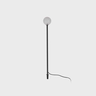 Lindby LED lamp op zonne-energie Brindley, zwart, glas, IP65