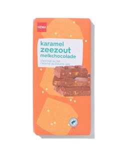 HEMA Chocoladereep melk karamel zeezout 180gram
