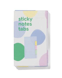 HEMA Sticky notes met tabs 7x12 - 100 vel