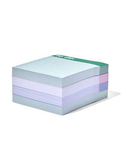 HEMA Sticky notes blokjes met bedrukking 7.5x7.5 - 400 vel