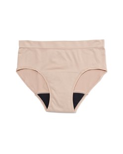 HEMA Menstruatiehipster naadloos lichte absorptie beige (beige)