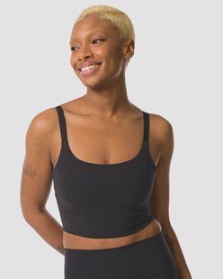 HEMA Niet voorgevormde top zonder beugel - ultimate comfort zwart (zwart)