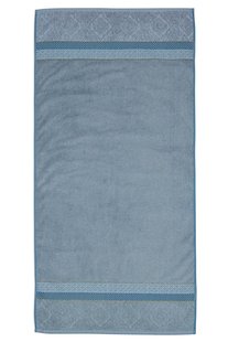 Pip Studio Grote Handdoek Soft Zellige Blauw/Grijs 70x140cm