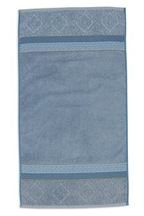 Pip Studio Badhanddoek Soft Zellige Blauw/Grijs 55x100cm
