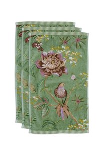 Pip Studio Gastendoek Set/3 Secret Garden Groen 30X50cm