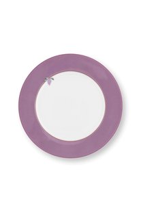 Pip Studio Lily & Lotus Ontbijtbord Lila 21cm