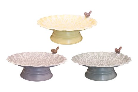 Vogeldrinkschaal Rene spring set van 3