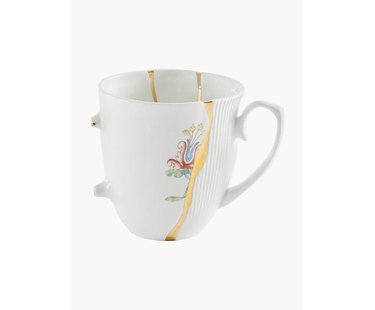 Porseleinen kopje Kintsugi