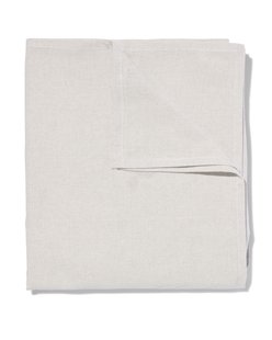 HEMA Tafelkleed grijs chambray katoen 140x240 (grijs)