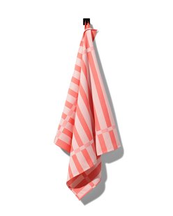 HEMA Theedoek 65x65 katoen koraal (koraal)