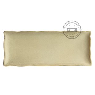 Gresnovo - serveerschaal Crème d'Argile - handgemaakt in Portugal - 35 x 14 cm