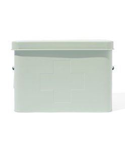 HEMA Medicijnbox klein groen 14.5x23x16 (lichtgroen)