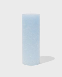 HEMA Rustieke kaarsen lichtblauw (lichtblauw)