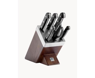 Zelfslijpende messenblok Gourmet met 5 messen en 1 schaar
