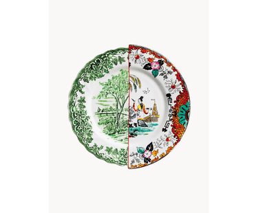 Handgemaakte dinerborden Hybrid, 2 stuks