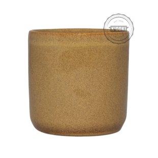 Gresnovo - koffie-/cappuccinomok Organica Café Olé - handgemaakt in Portugal - 8 cm