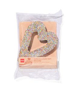 HEMA Chocolade hart met discodip