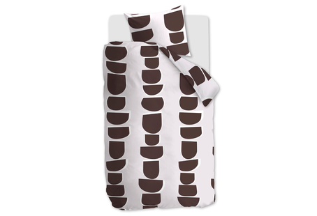 vtwonen Moons Dekbedovertrek Brown | Swiss Sense