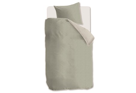 Rivièra Maison Bambu Dekbedovertrek Grey Green | Swiss Sense