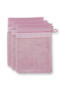 Pip Studio Washandje Set/3 Soft Zellige Lila 16X22cm