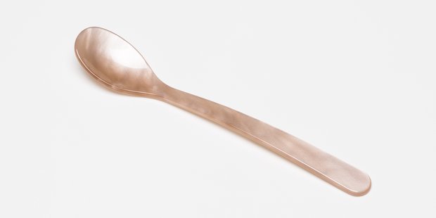 Heim Söhne - koffie-/cappuccinolepel - beige