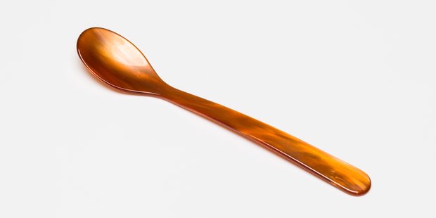 Heim Söhne - koffie-/cappuccinolepel - cognac