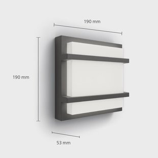 Philips LED buitenwandlamp Petronia UE Philips LED buitenwandlamp Petronia UE