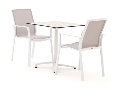 Bellagio Dranera/Canzo 70cm dining tuinset 3-delig stapelbaar - Laagste prijsgarantie!