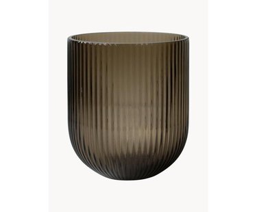 Glazen vaas Simple Stripe, H 18 cm