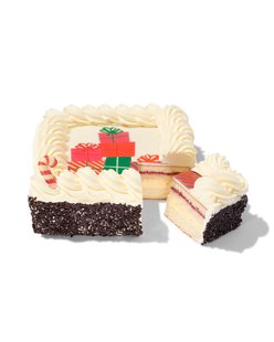 HEMA Vierkante slagroomtaart kerst 9 p.