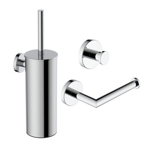 Toilet Accessoires Set Wiesbaden Alonzo Chroom