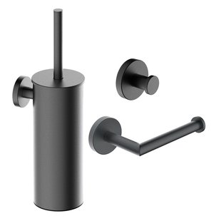 Toilet Accessoires Set Wiesbaden Alonzo Gunmetal