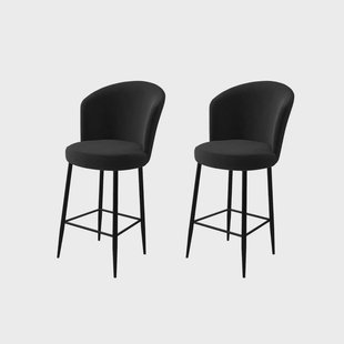 Set van 2 barkrukken Alte velvet | Atelier Del Sofa