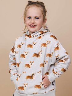 Corgi Time Oversized capuchon trui Kinderen