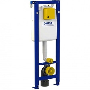 Wisa XS inbouwreservoir - 114x38cm - met Argos bedieningspaneel glans wit 8050452981