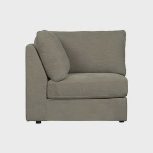 vtwonen Family Hoek Bank Element - Polyester - Grijs