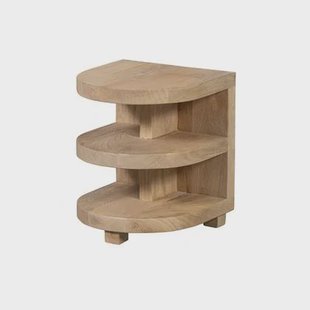 WOOOD Darran Bijzettafel - Mangohout - Naturel - 42x36x36