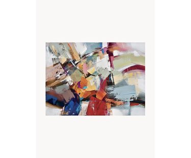 Handbeschilderde canvasdoek Esplosione di Colore