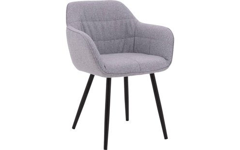 Goossens Basic Eetkamerstoel Lize, Met armleuning